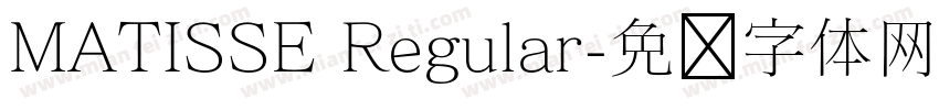 MATISSE Regular字体转换